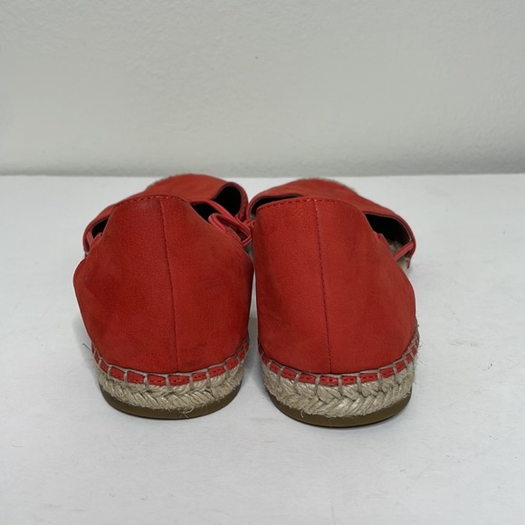 Eileen Fisher Lee Espadrille Sandals sz 8 Orange - Picture 5 of 8